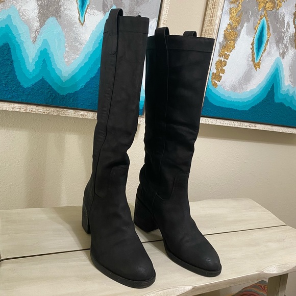 eileen fisher tall suede boots
